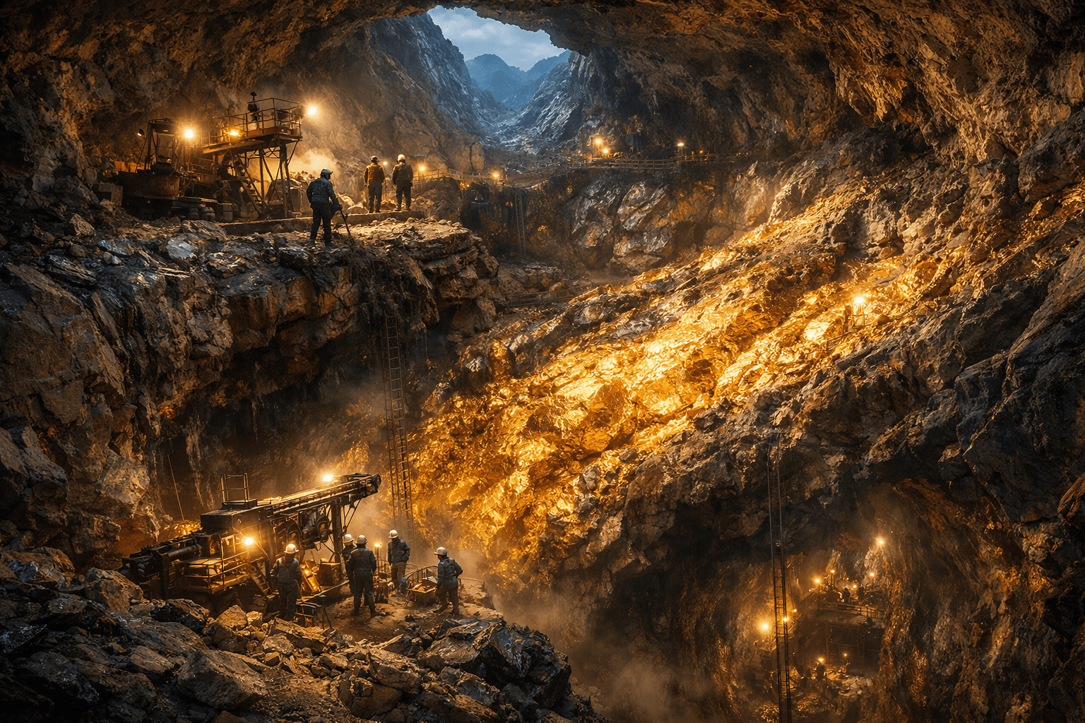 China entdeckt riesiges Goldvorkommen