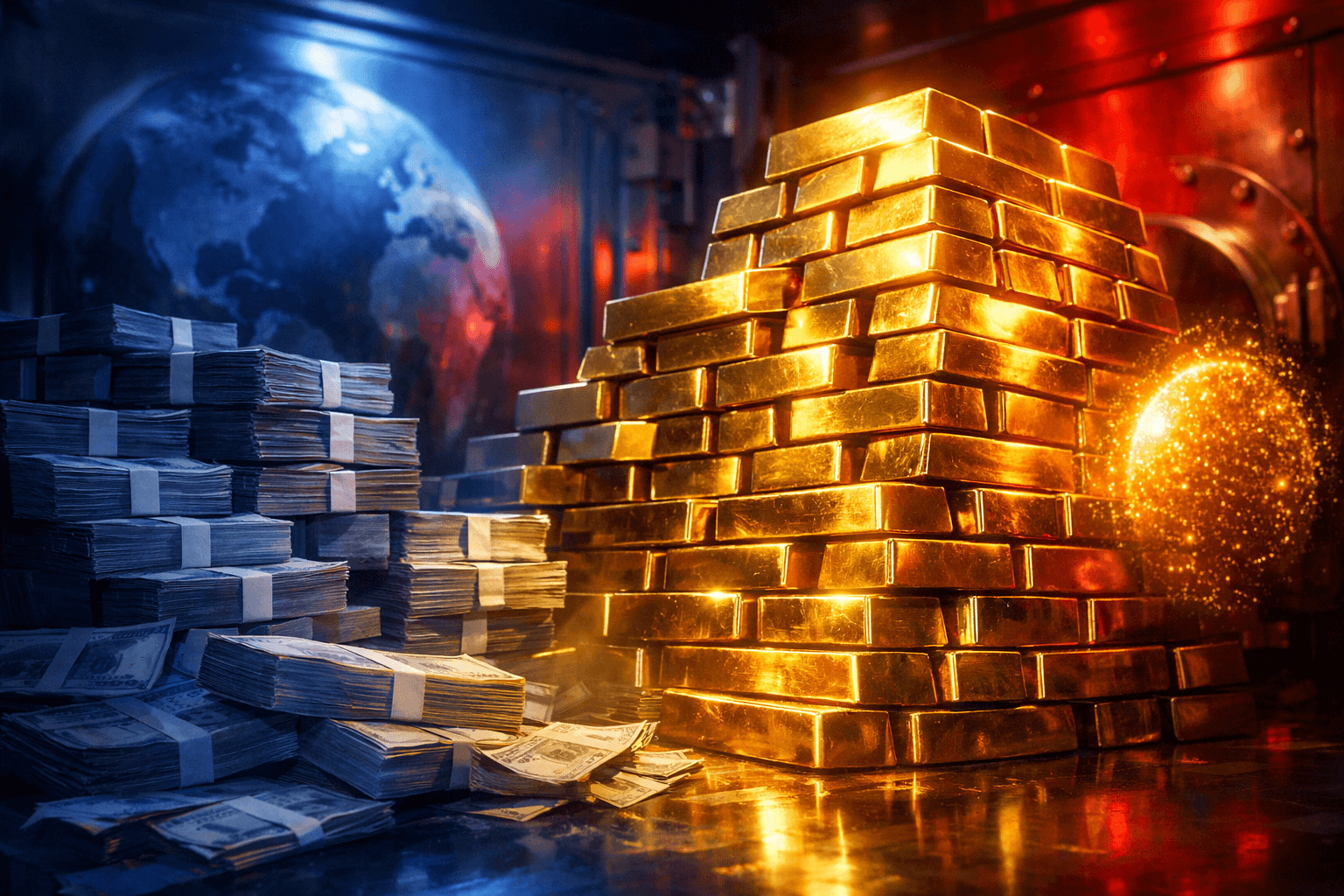 Gold überholt US-Dollar als Reserve