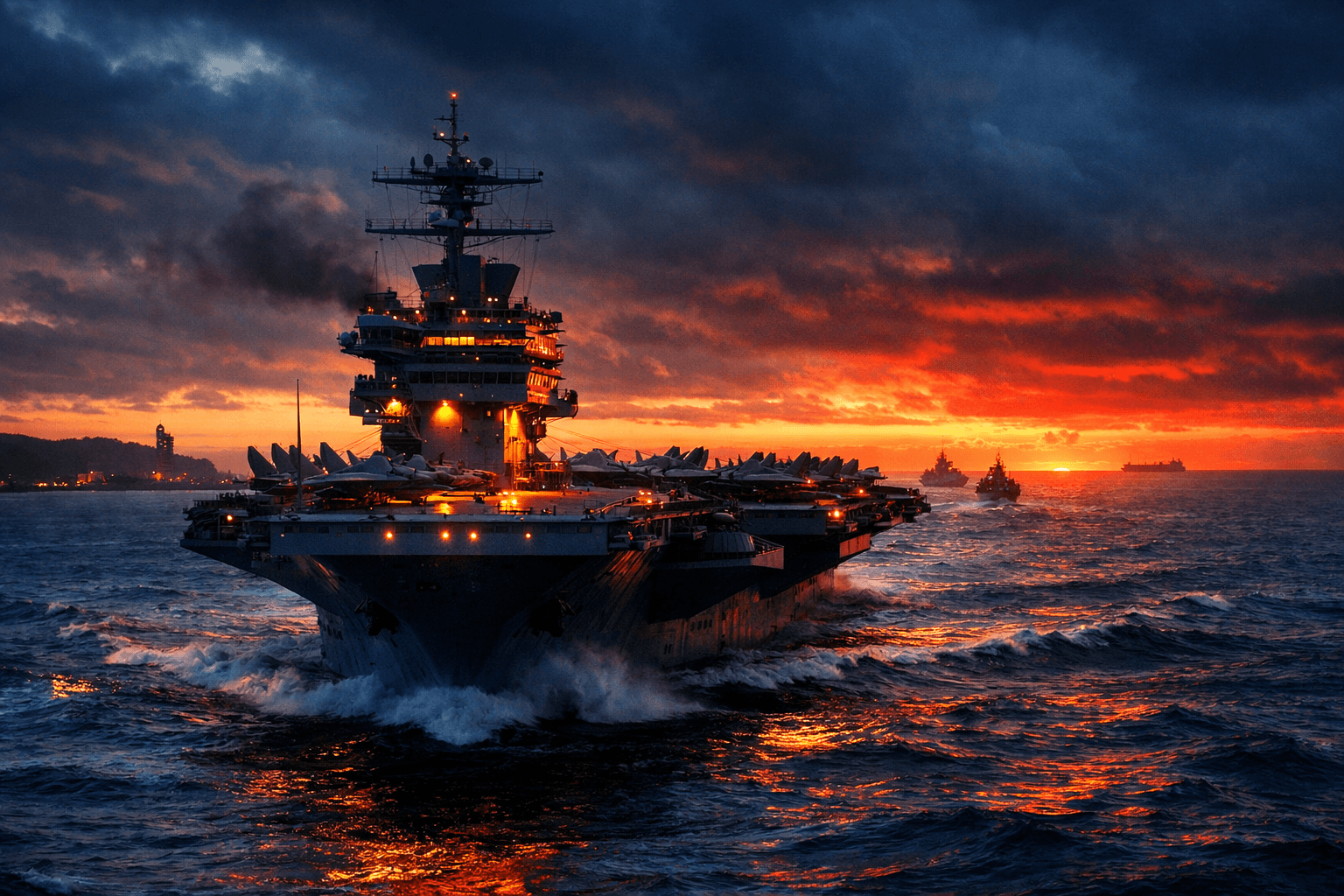 USA verlegen weiteren Flugzeugträger