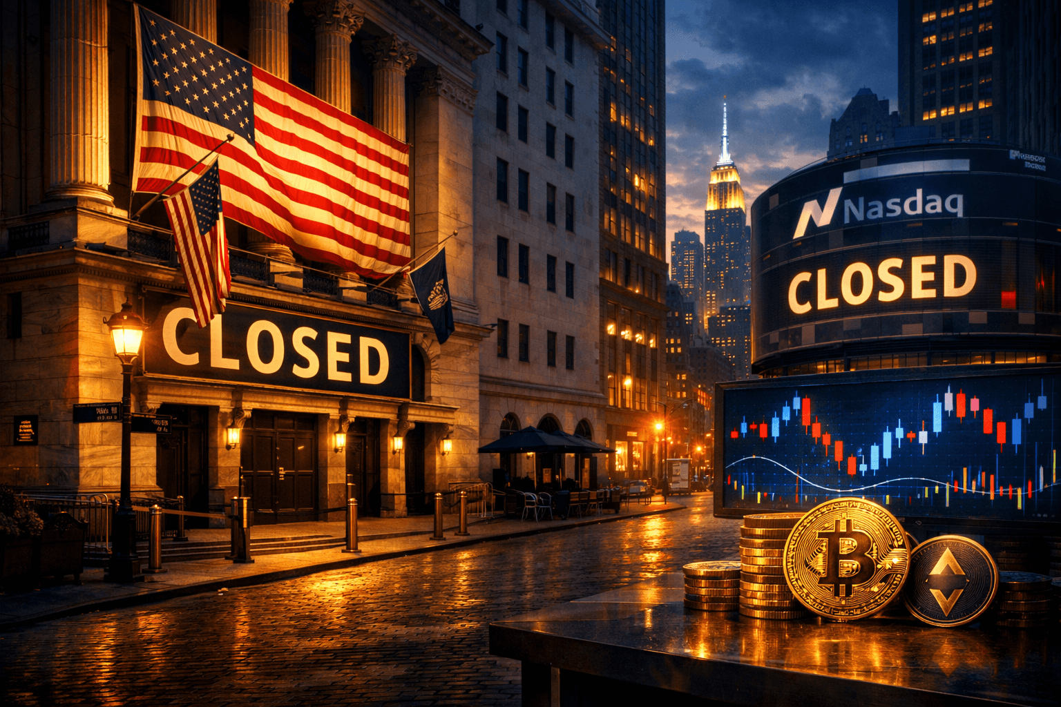 US-Börsen heute geschlossen