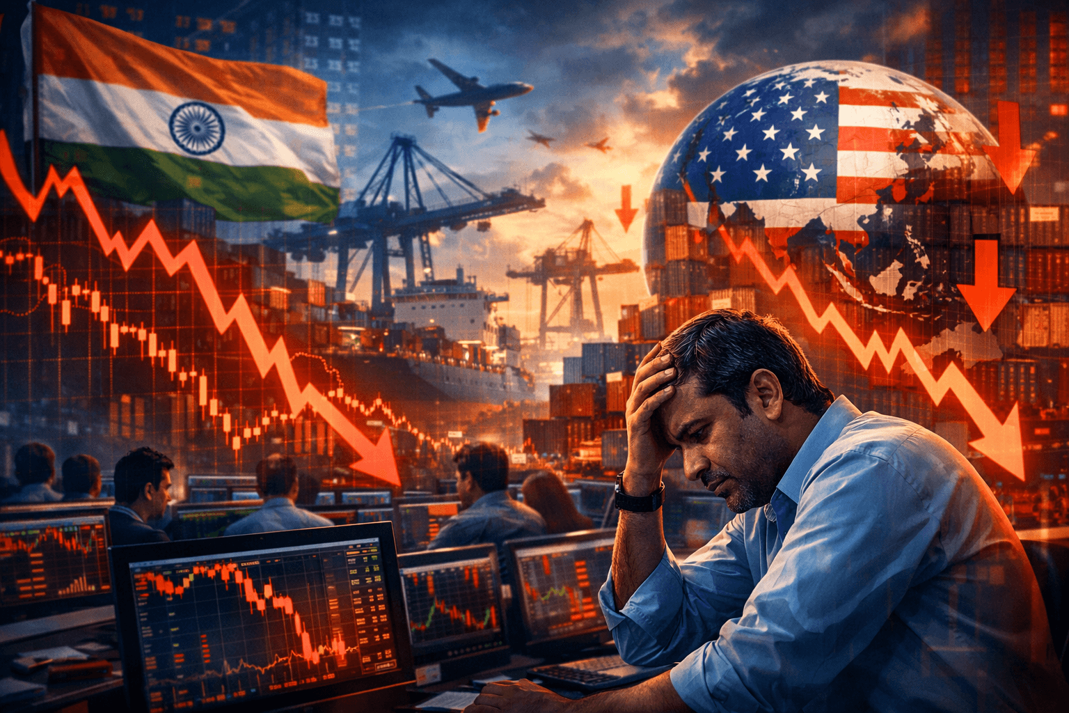 Indiens Aktienmarkt rutscht deutlich ab