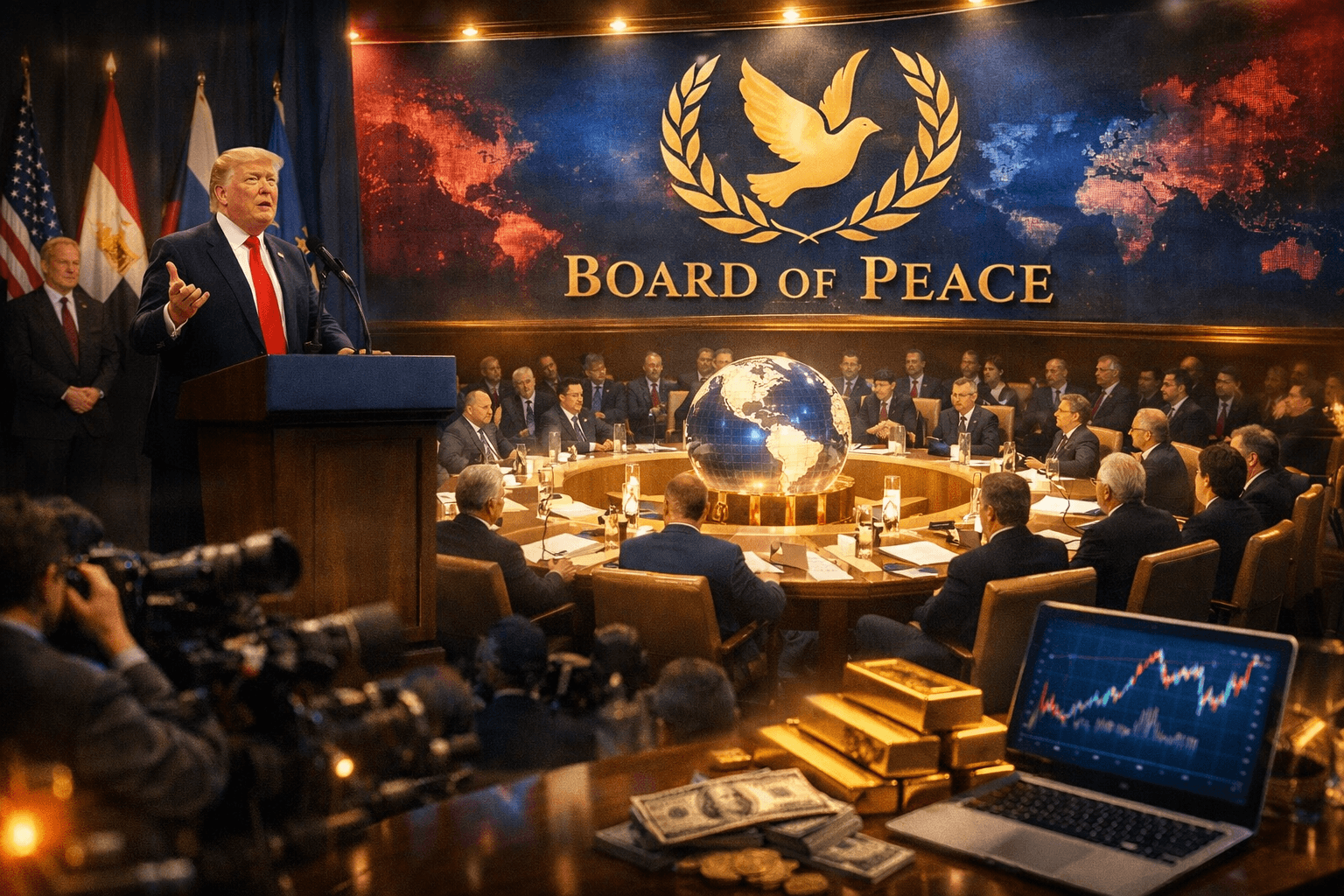 President Trump plans to charge countries $1 billion for a permanent spot on the new 'Board of Peace,' Bloomberg reports.