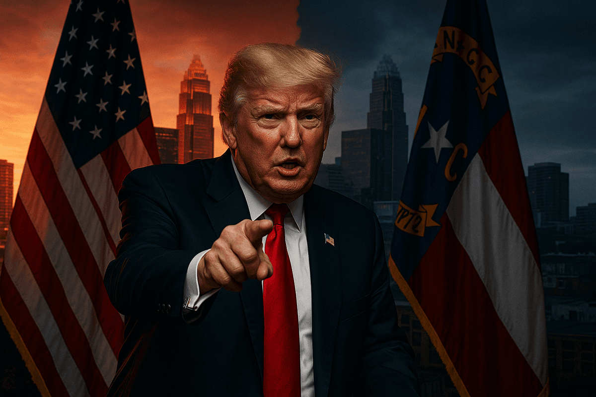 Trump kritisiert Demokraten wegen Charlotte