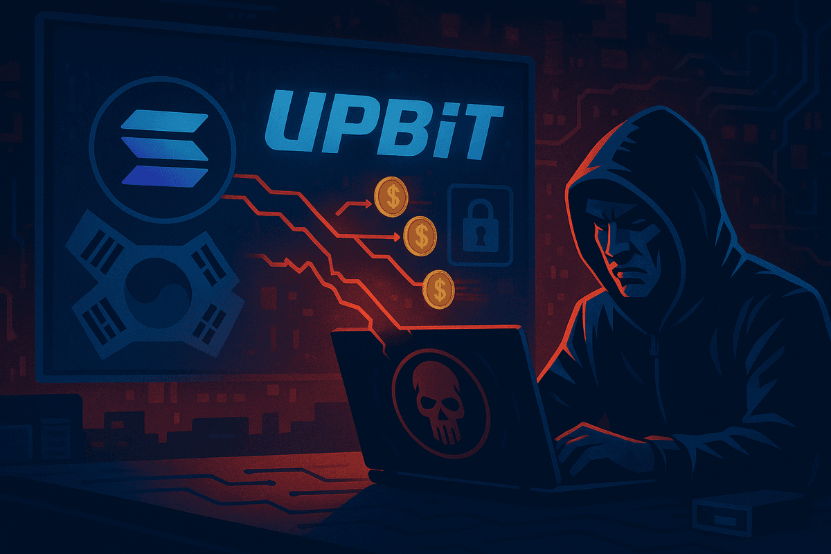 Upbit-Hack: 30 Millionen Dollar verschwunden