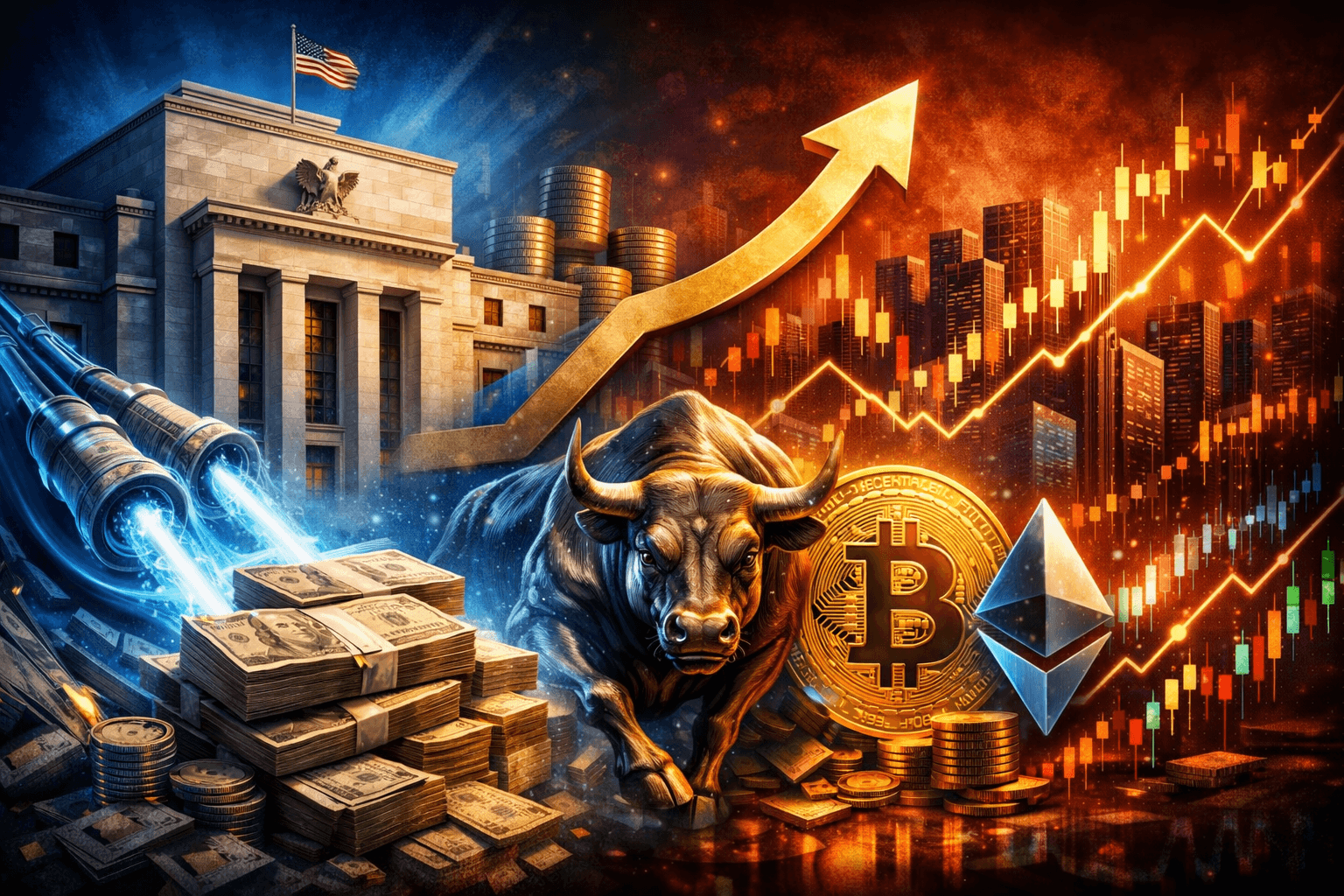 Fed flutet Märkte mit Liquidität