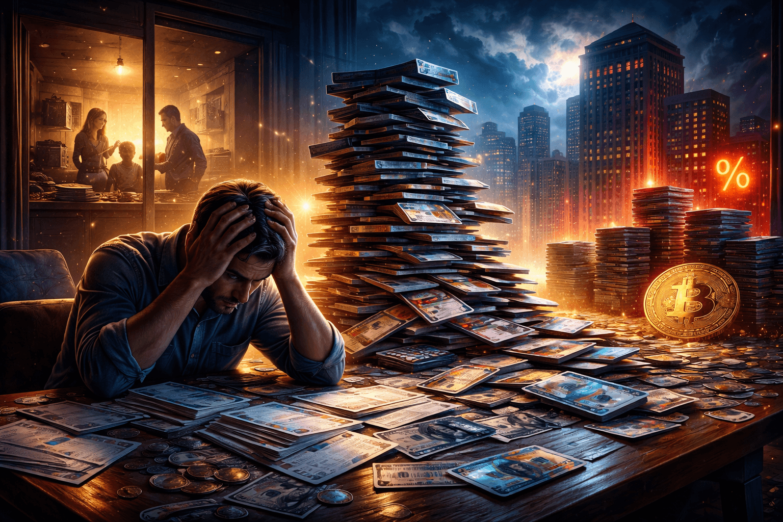 US-Kreditkartenschulden auf Rekordniveau