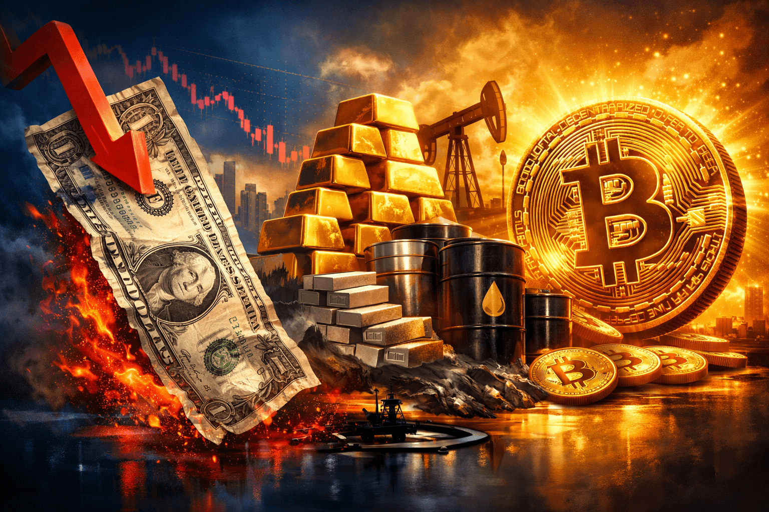 US-Dollar verliert fast 10 % im Jahr