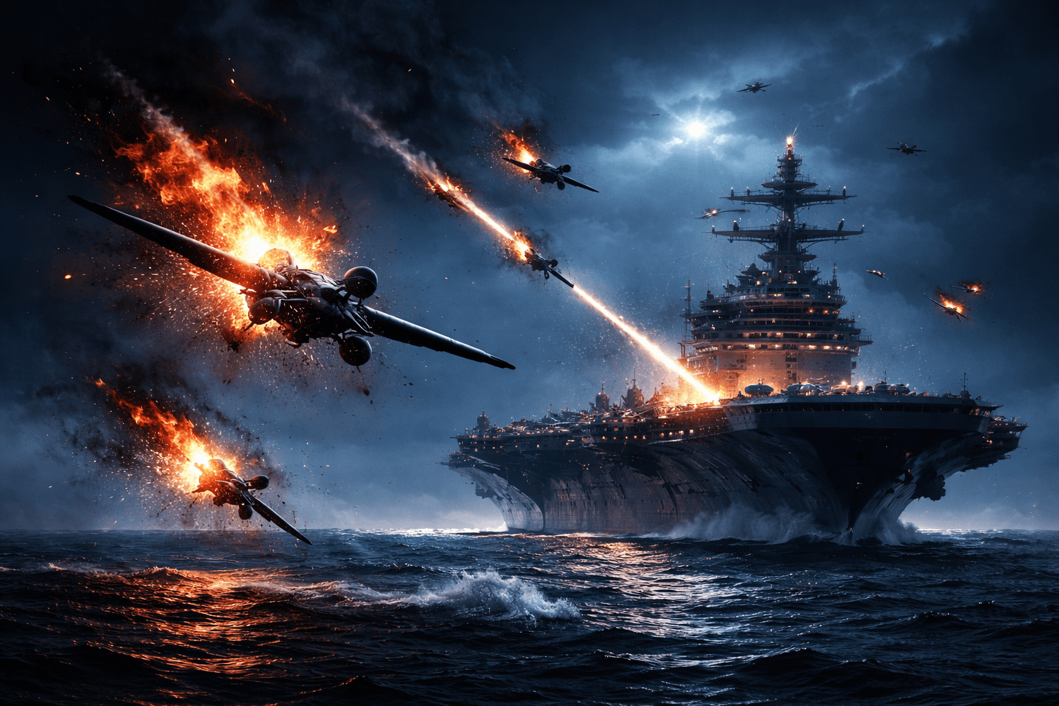 US-Marine schießt iranische Drohnen ab