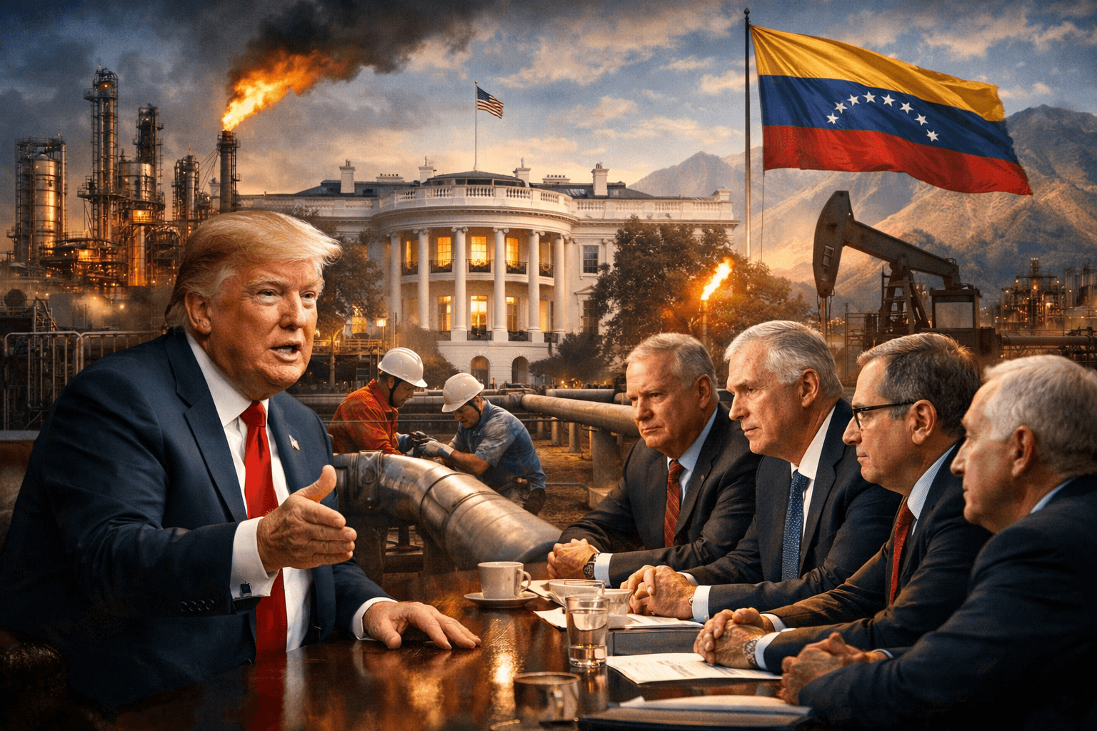 US-Ölkonzerne sollen 100 Mrd. USD in Venezuela investieren