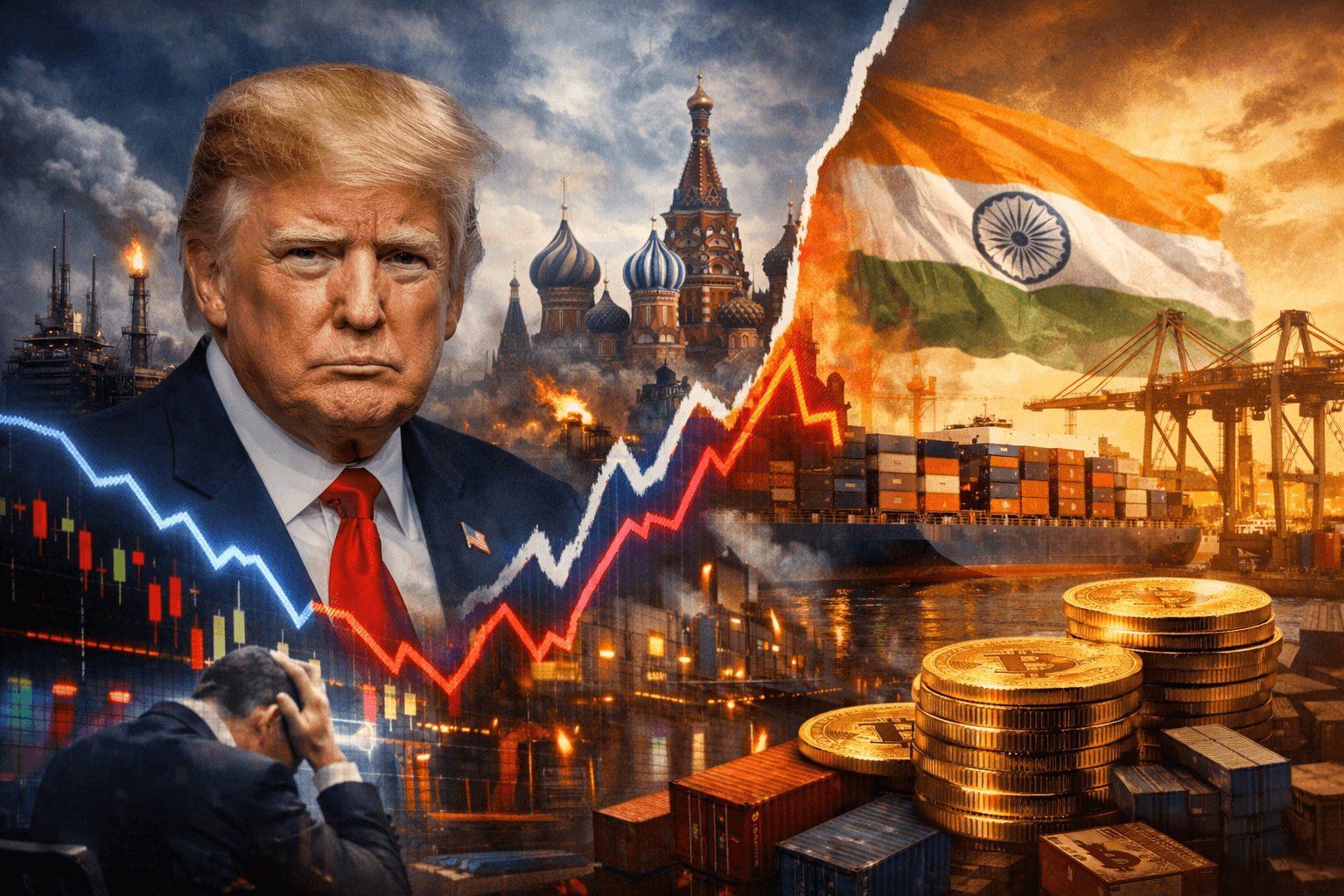 Trump billigt Russland-Sanktionen, Indien drohen Zölle