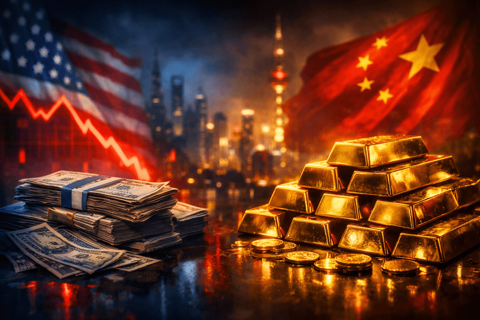 China verkauft US-T-Bills und kauft Gold