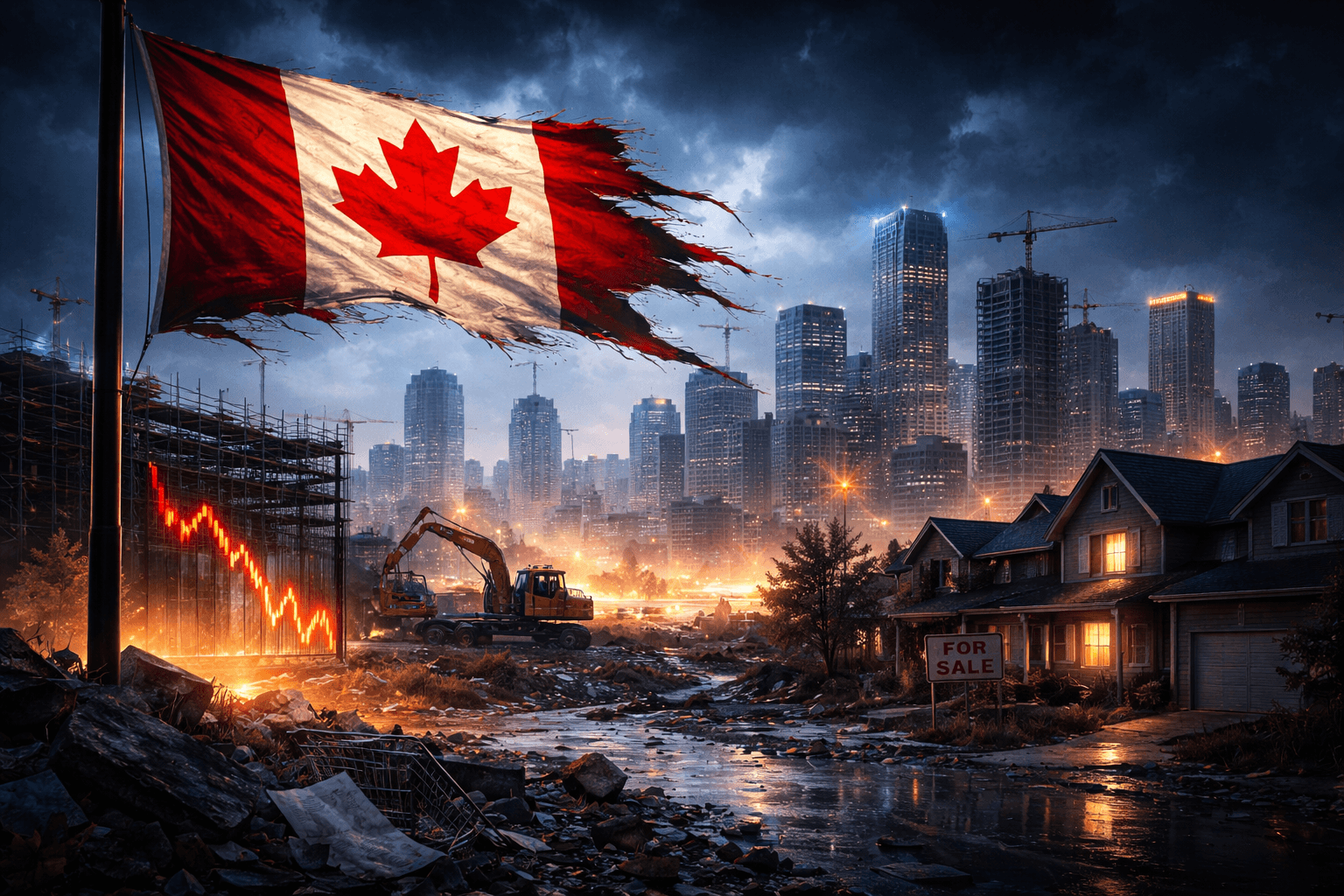 Kanadas Wirtschaft rutscht in Rezession