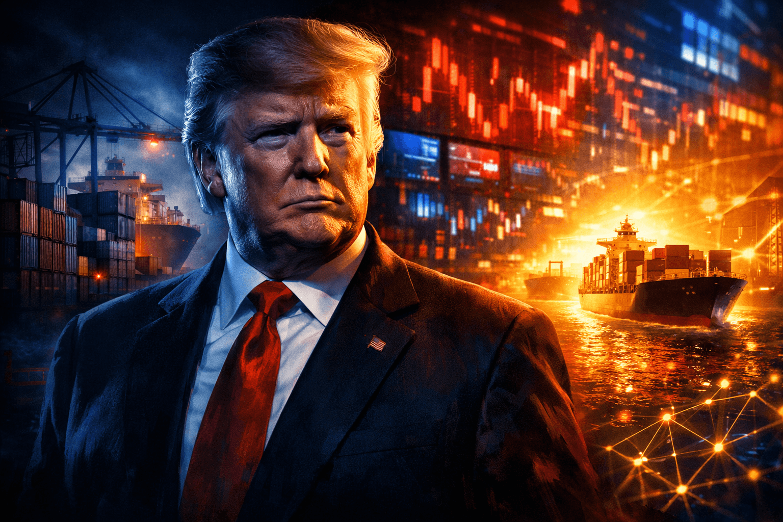 Trump kündigt Handelsüberschuss an