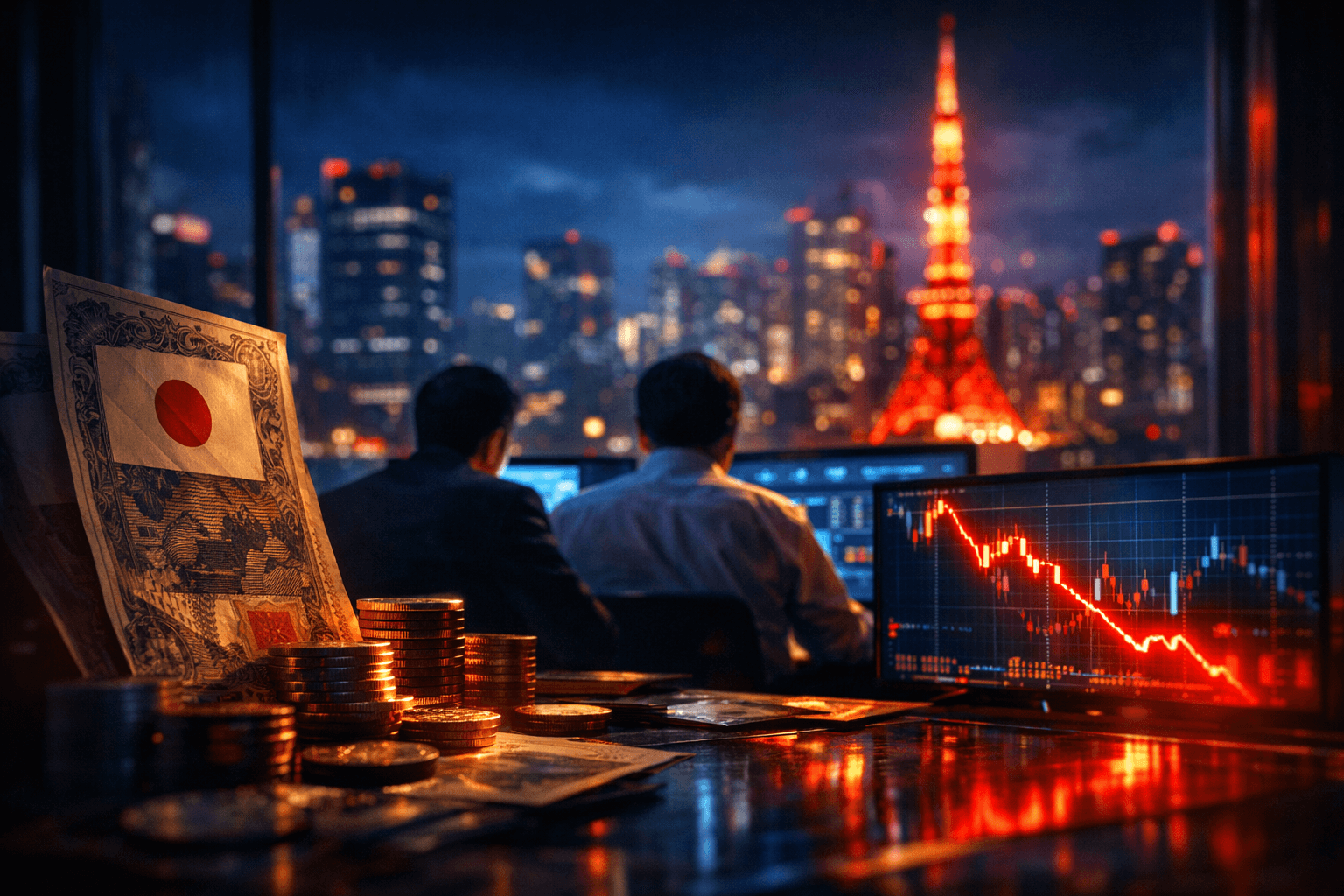 Japans 2-Jahres-Rendite sinkt deutlich