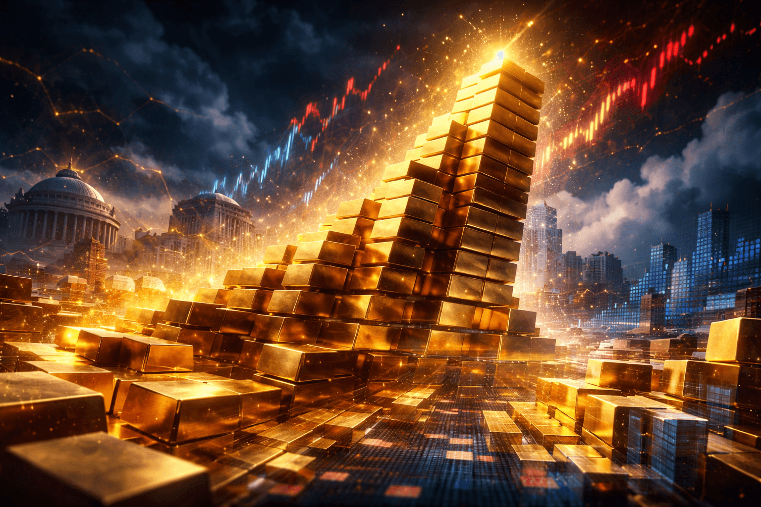 Gold explodiert: +65 % in einem Jahr