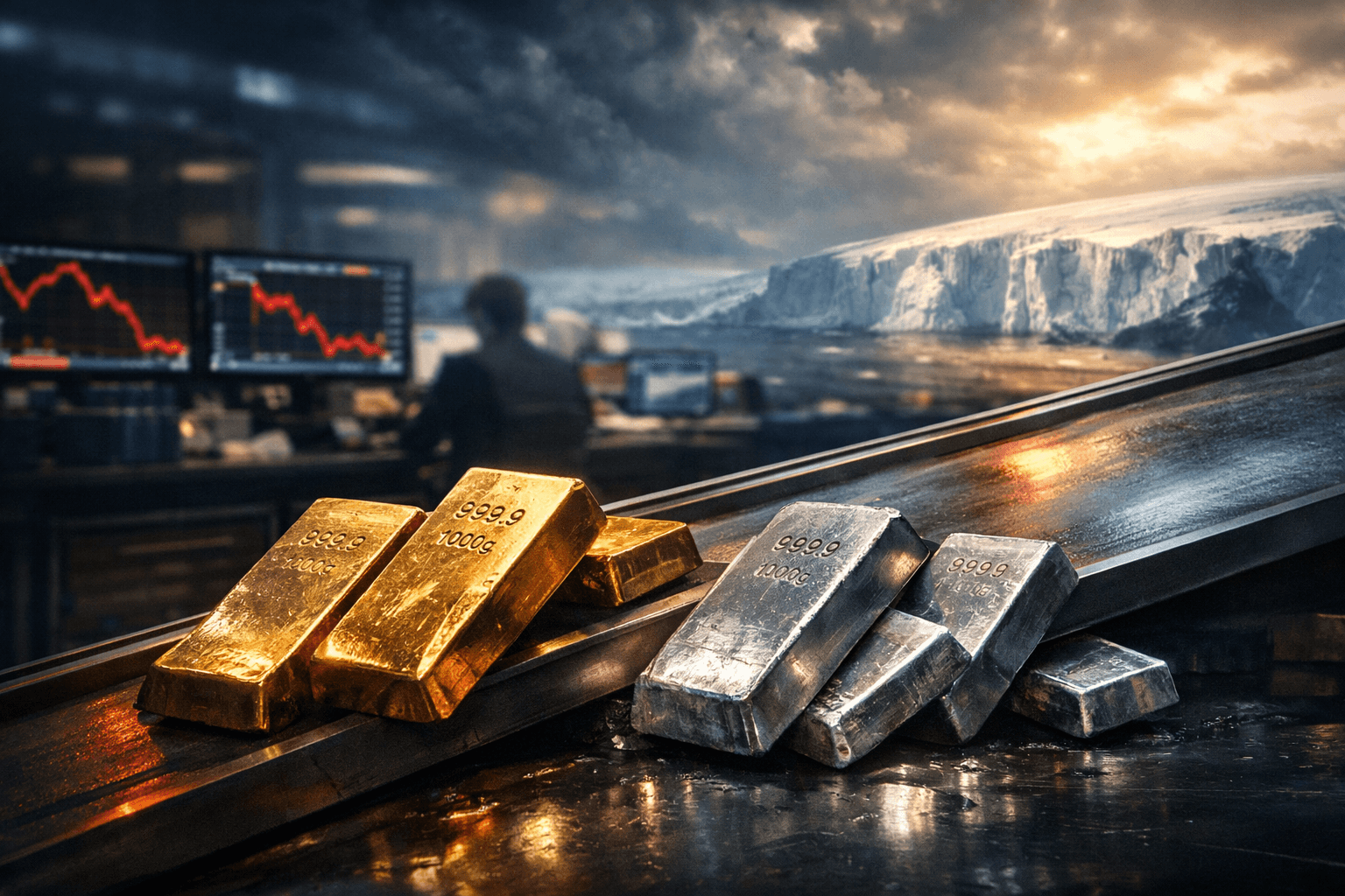 Gold & Silber brechen nach Entspannung ein