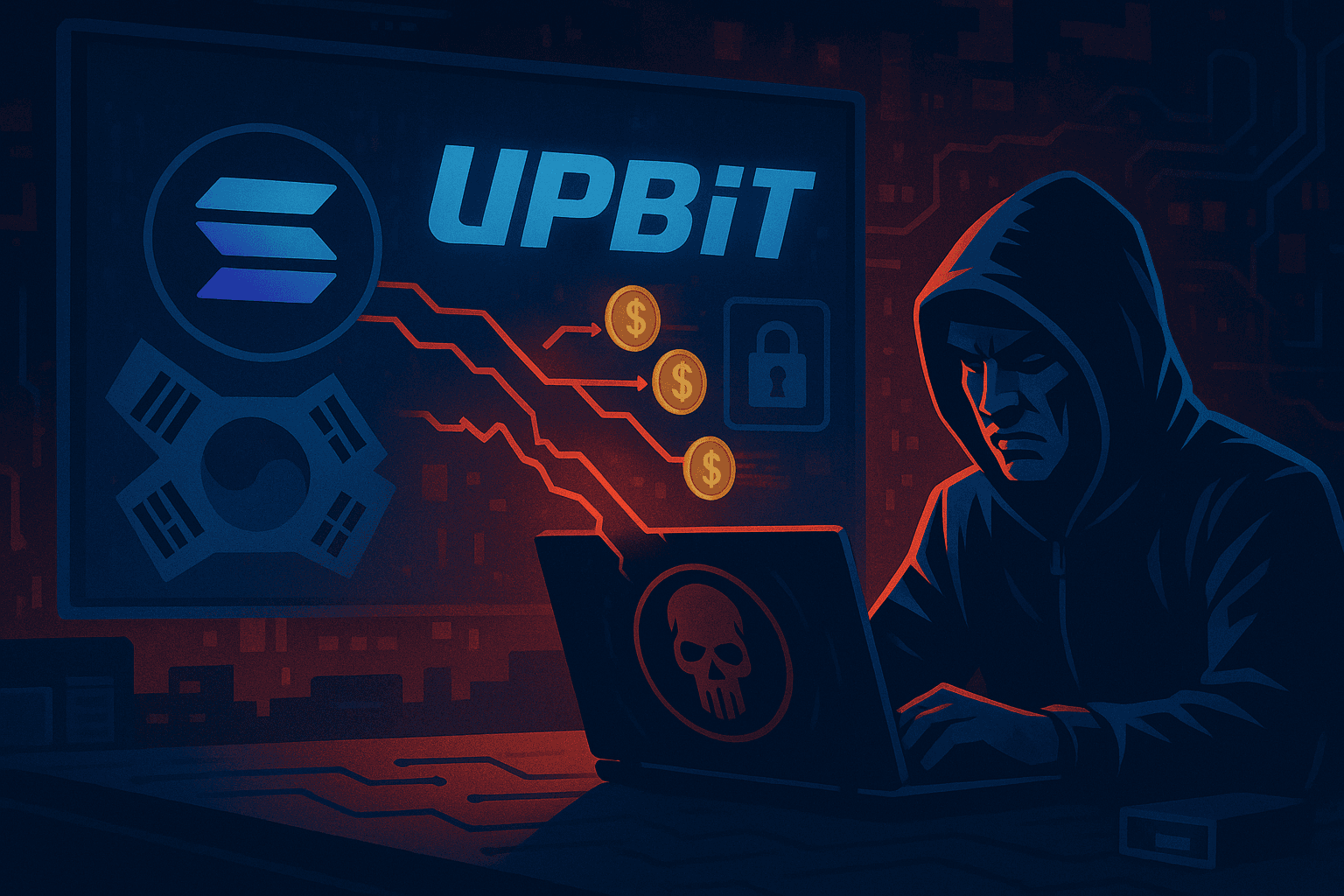 Upbit-Hack: 30 Millionen Dollar verschwunden