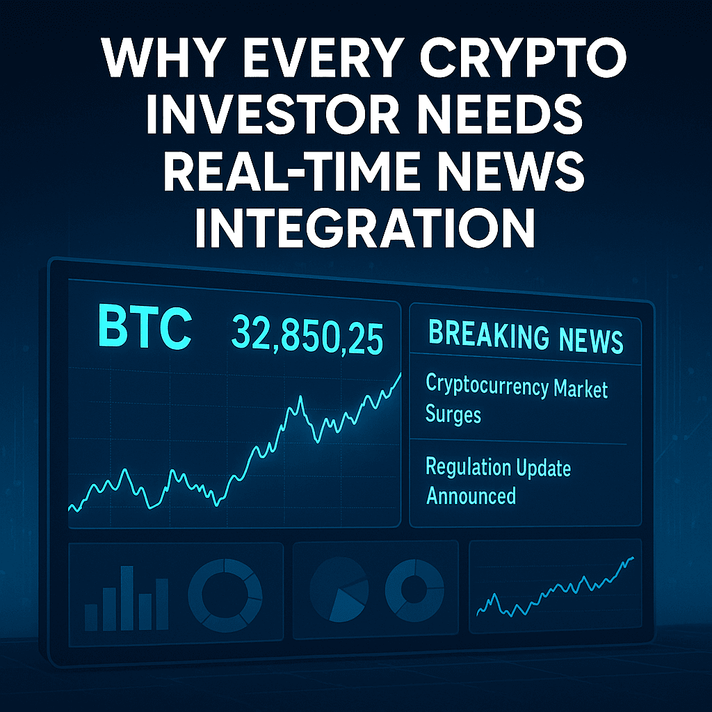 Warum jeder Krypto-Investor Echtzeit-News-Integration braucht