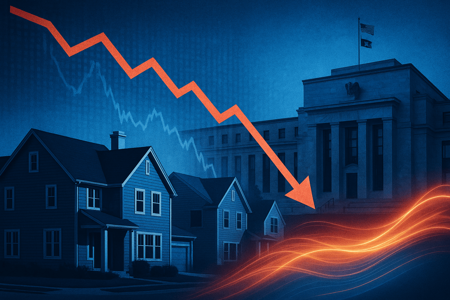 US-Hauspreise rutschen erstmals ins Minus